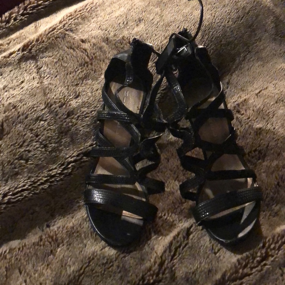 Strappy open toe Heels
